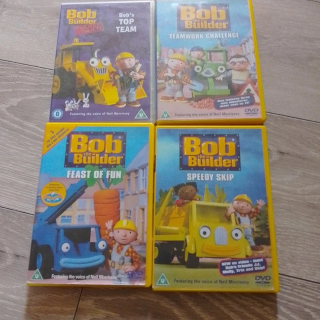 4 X BOB The Builder Dvd Bundle £5.00 - PicClick UK