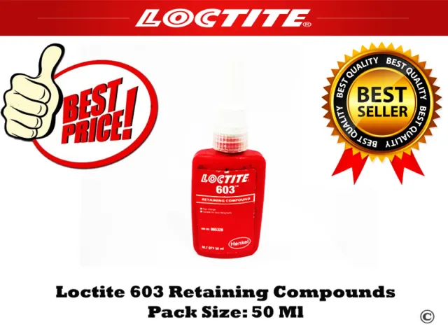 1 giorno spedizione Loctite 603 composti di contenimento, confezione dimensioni: 50 ml