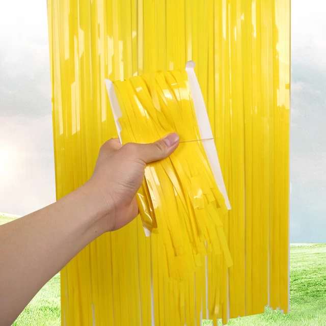 Fotokabinen-Hintergründe Dekorative Fransenvorhänge Mehrfarbig