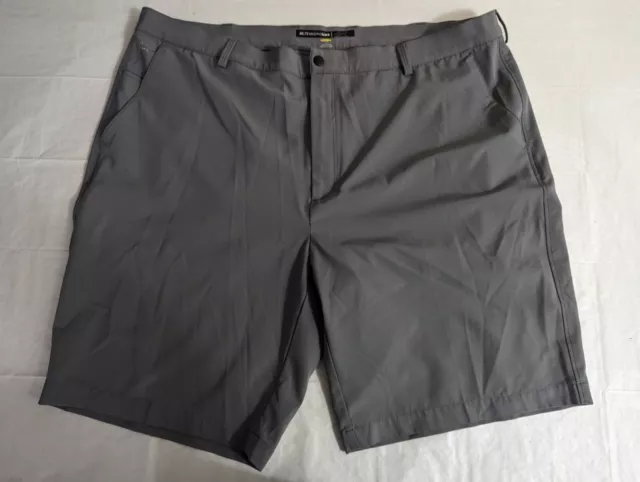 Greg Norman ML75 Microlux Play Dry Golf Shorts Grey Size 42 Great Condition