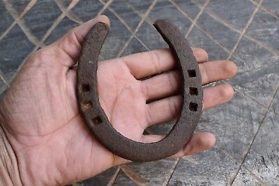 Vintage Cast Iron Rusty Horse Shoe Good Luck Charm Farm Decor Paperweight