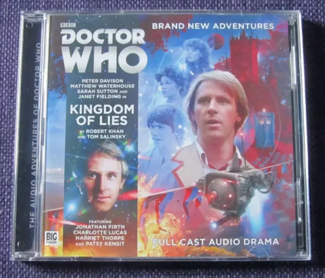 Doctor Who Big Finish Audio Drama Kingdom of Lies 2 x CD Fifth Dr Adric 234