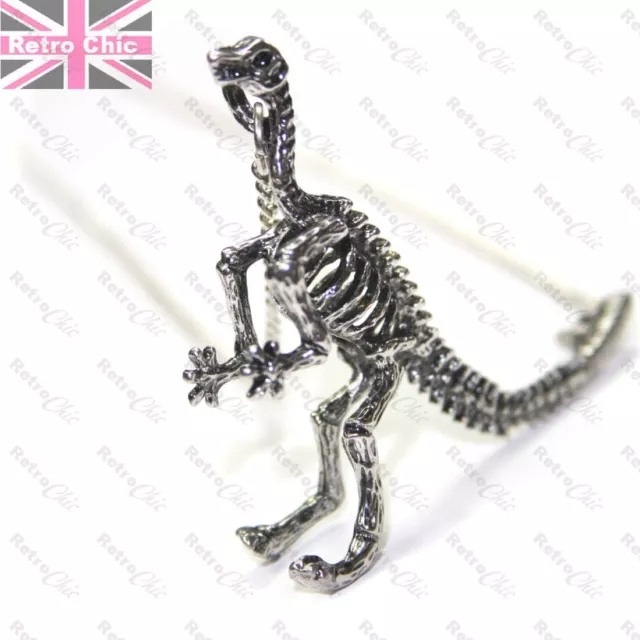 DINOSAUR COLLECTION tyrannosaurus rex,raptor SILVER/GOLD earrings,necklace,ring