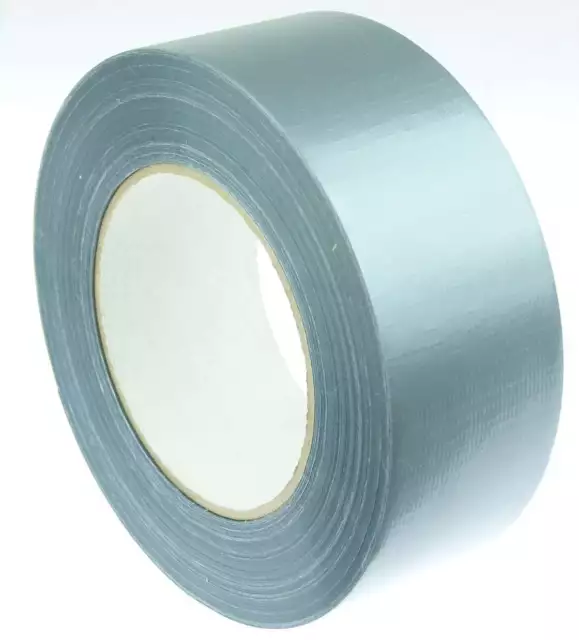 4x Gaffa Duct Stape Tape 0,10€/m SILBER 50mm x 50m Gewebeband Panzer Stein Band 2