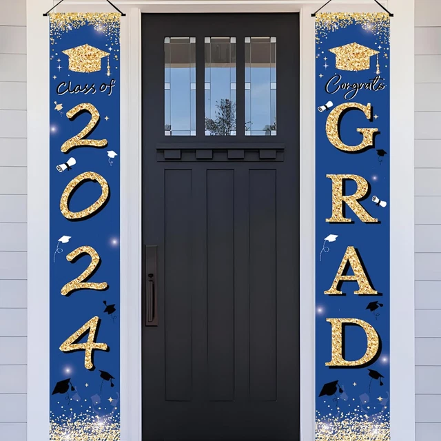 2024 GRADUATION DECORATIONS Class of 2024Blue and Gold Graduation