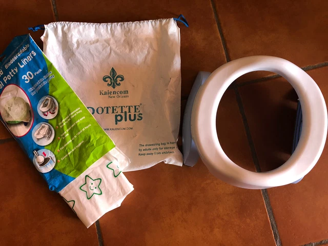 Vasino da Viaggio e riduttore 2 in 1 Potette Plus con borsa da viaggio e bustine