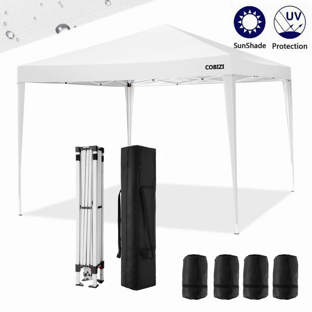 Pavillon Faltpavillon Gartenzelt 3x3m UV-Schutz Pop-Up Zelt Partyzelt Festzelt