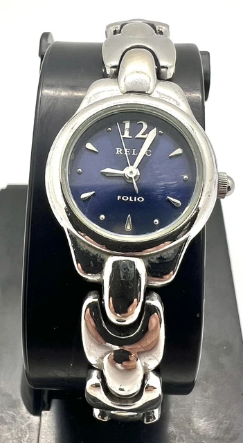 Relic Folio ZR33193 Quartz Analog Ladies Watch New Battery