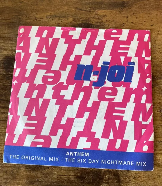 7" Vinyl - N-Joi - Anthem - The Original Mix - (Six Day Nightmare Mix/GTA V)