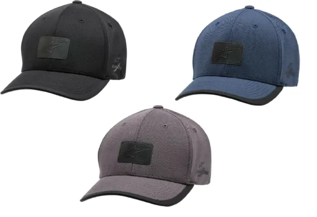 New Alpinestars Tempo Hats Hat Cap Adult Mens Charcoal Dark Blue Black