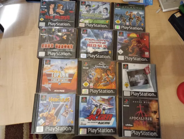 PS1 12x Spiele Konvolut / Games Bundle / Alle Pal / Komplett *** Disney