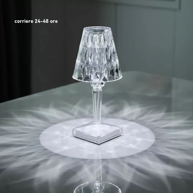 Lampada Da Tavolo Led Ricaricabile Per Bar Ristoranti Hotel Pub Senza Filo