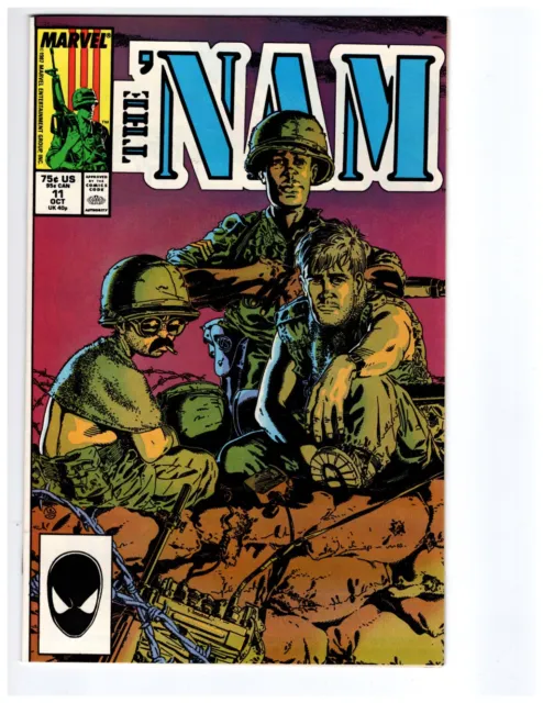 The Nam 11 NM- 9.2 White Pages 1987 Marvel