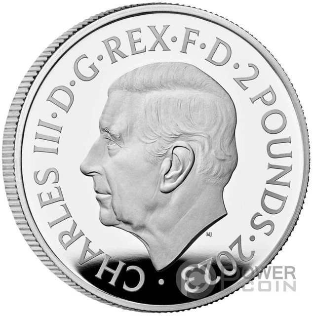 SIX DECADES OF 007 Bond 1960s Silver Coin 2 Pounds United Kingdom 2023 2