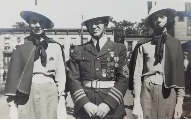 1937 Navy Military Uniformed Man Frank Doran & Agnes Rahilly Photo Music Navy