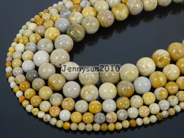 Natural Chrysanthemum Stone Gemstone Round Spacer Beads 15.5'' 4mm 6mm 8mm 10mm