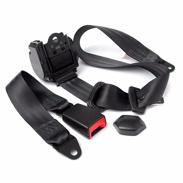 Universal Security Car Safety Seat Adjustable 3 Point Lap Belt Truck Retractable