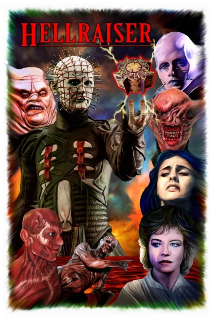 hellraiser a5. original print.artwork.by paul winters