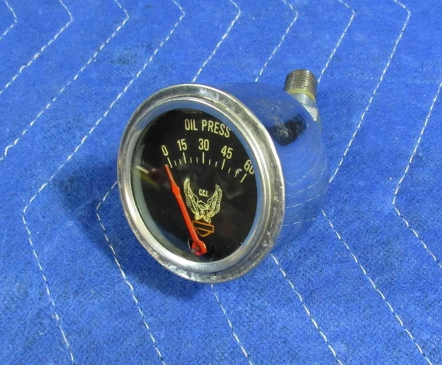 CCI OIL PRESSURE Gauge Harley Knucklehead Panhead Flathead Shovelhead