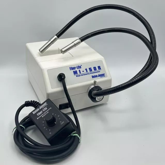 Dolan Jenner Fiber-Lite MI-150R with Dual EEG2823 C & REMOTE Intensity Control