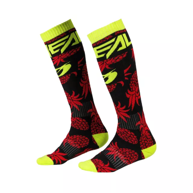 ONeal Pro MX Fresh Minds Socks (OSFM, Red/Black/Yellow)