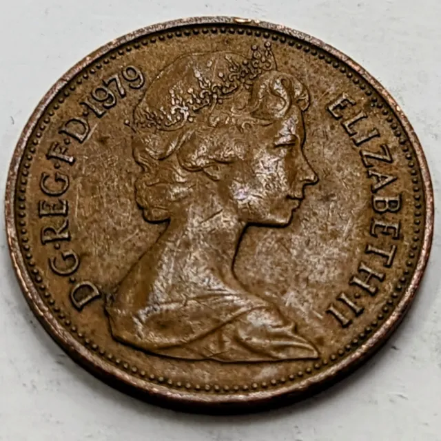 Super Rare 1979 UK British Queen Elizabeth II New Pence 2