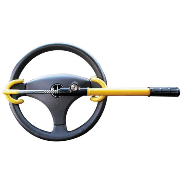 Barra Antirrobo Para Volante De Coche - Con Contraseña De 5 Dígitos - Universal Para Coches, SUV, Furgonetas