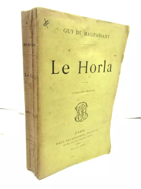 Guy De Maupassant Le Horla 1887 Eo Naturalisme Fantastique Erotisme