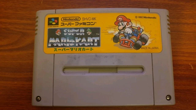 SUPER FAMICOM SUPER MARIO KART Cartridge Only Nintendo sfc Tested ...