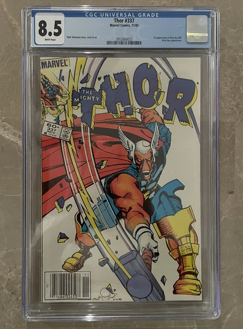 Thor 337 (1983) - CGC 8.5 VF+ (1st Appearance of Beta Ray Bill)
