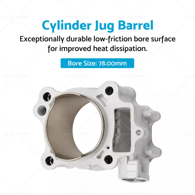 78mm Cylinder Jug Barrel Suitable For Honda 04-09 CRF 250 R 04-17 CRF 250 X
