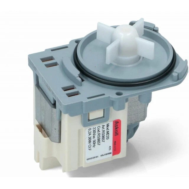 Askoll, pompa di scarico, adatta per lavastoviglie AEG Favorit Privileg, modello 290655, codice articolo 290037
