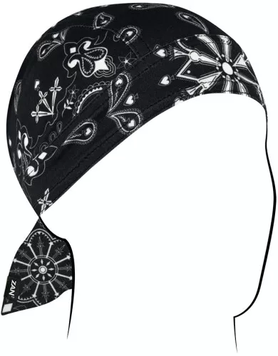 Zan Headgear Zan Sportflex Flydanna Black Paisley ZL101 Paisley 2504-0497