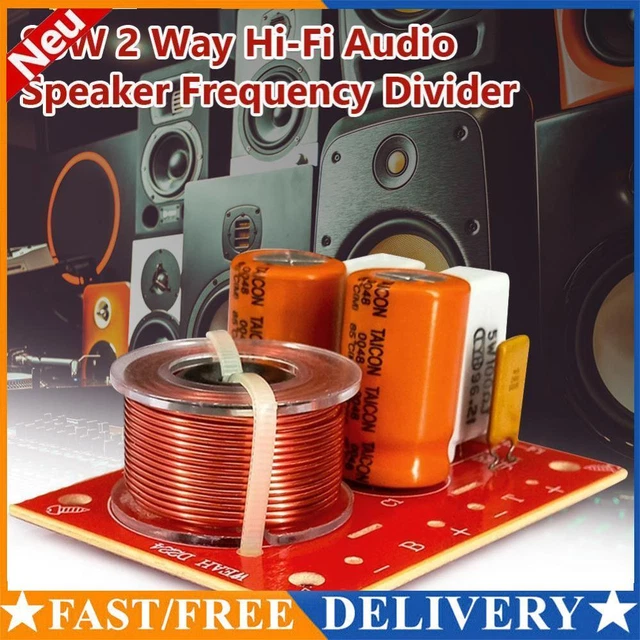 80W 2 WAY HiFi Audio Speaker Frequency Divider Speaker Audio Crossover