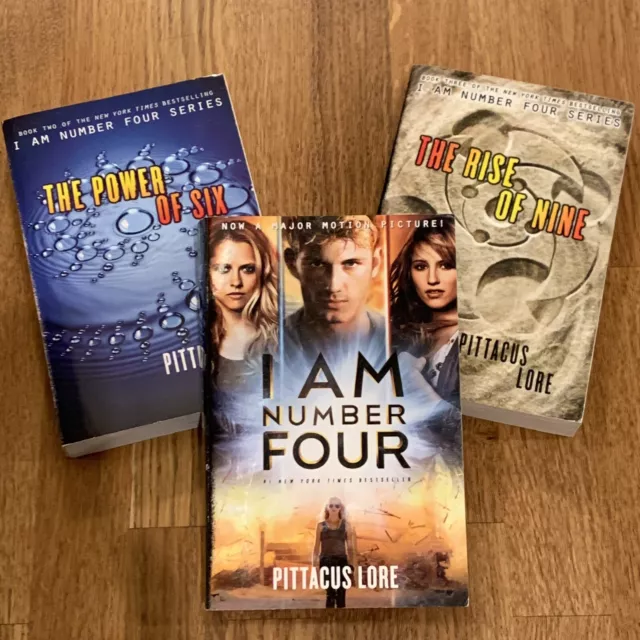 Pittacus Lore: I Am Number Four Series - Books #1-#3 (Lot of 3 Books)