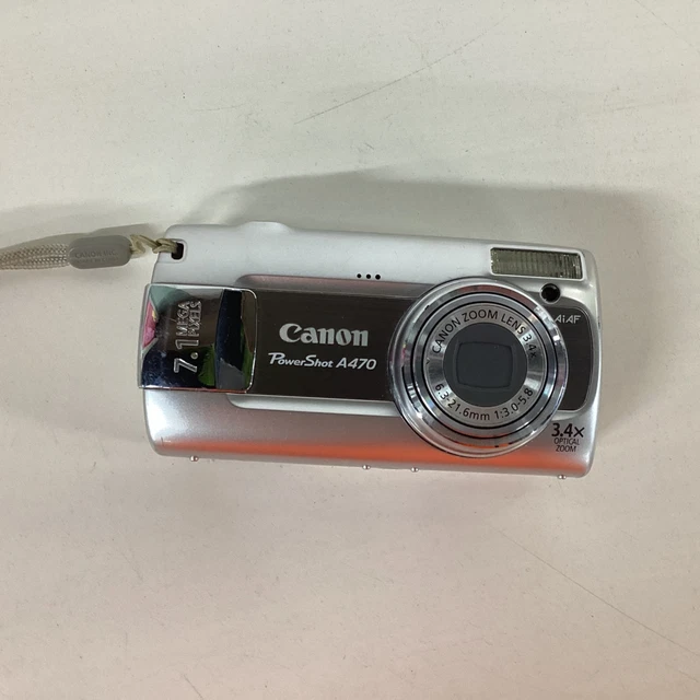 Canon PowerShot A470 Silver Digital Camera (114) #964