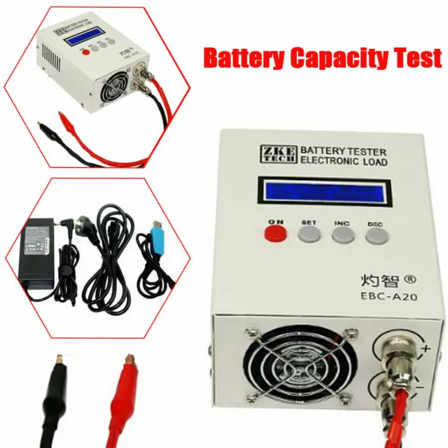 EBC-A20 Battery Capacity Charge and Discharge Tester Lithium Lead-acid 30V 20A