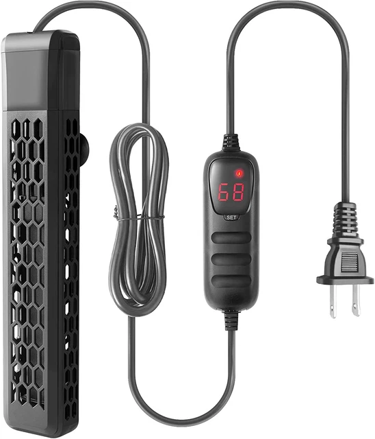 HITOP Aquarium PTC Heater with Controller: 200W 300W Digital Heater for Fish Tan
