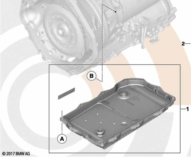 BMW GENUINE GEARBOX Sump / Oil pan. 7 Series X3 X5 X6. 24152333899 EUR