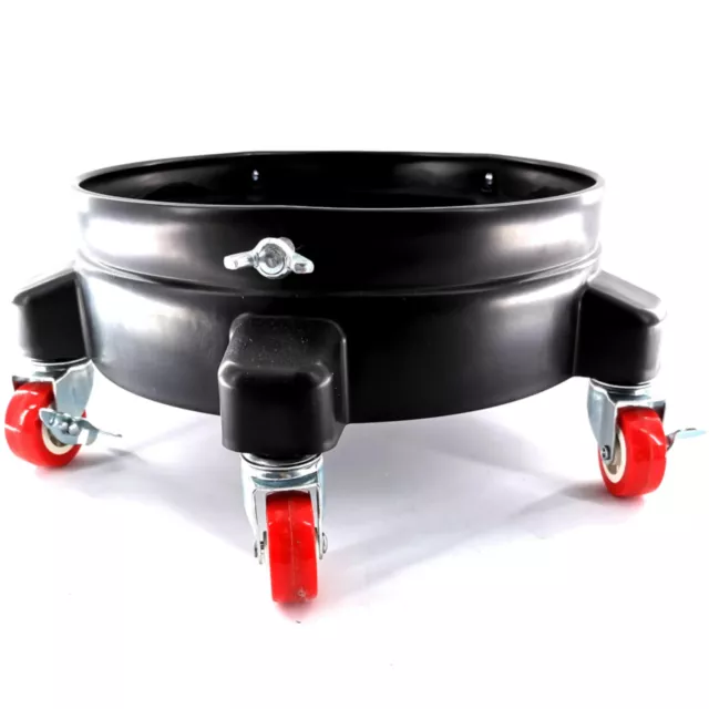 5 Gallon Bucket Dolly With 5 Smooth-Rolling Swivel Casters Secure Locking  Cart