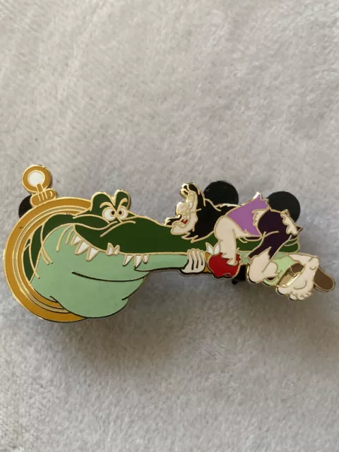 DISNEY PIN TRADING Le 500 Captain Hook Crocodile Tick-Tock With