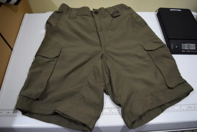 Boy Scout ADULT XS Official MICROFIBER Uniform SOFT Green Shorts 29x10.5 E386