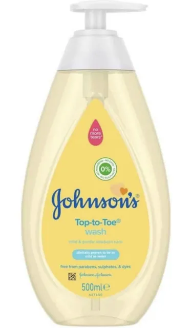 Johnson's Baby Top to Toe Wash 500ml - Baby Wash - GENTLE - FREE NEXT DAY✅📦