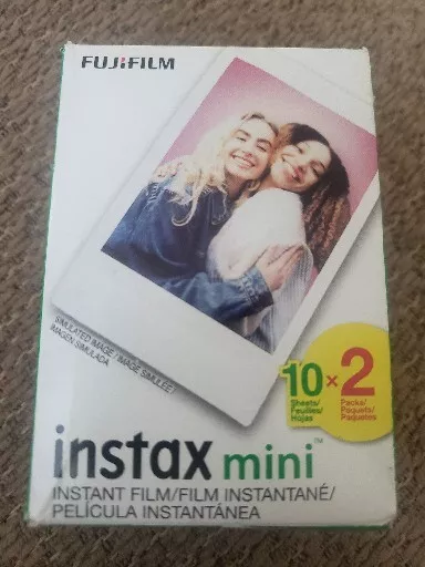 Fujifilm Instax Mini Instant Film Twin Pack (White)  - Damaged Packaging