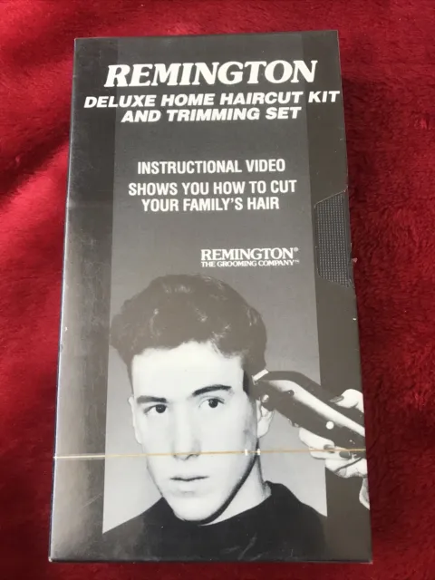 remington how to cut your family's hair vhs video tape