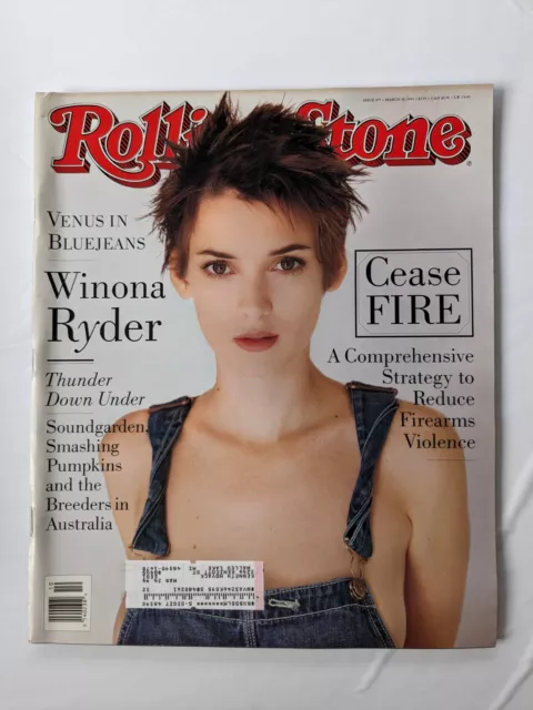 Rolling Stone Magazine March 1994 Winona Ryder
