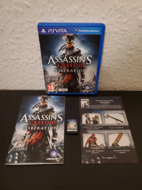 Assassin's Creed III: Liberation - UK PAL - Sony PlayStation Vita - Complete