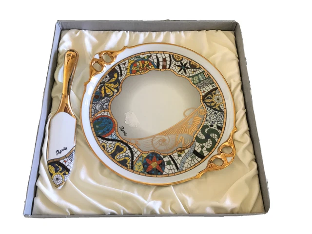 Bandeja Plato Ceramica Gaudi Vintage Spain Decorados