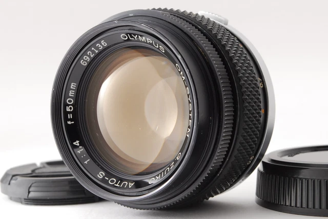 Olympus Om-system G. Zuiko Auto-s 50mm F/1.4 Lentille De Japon (oku2383)