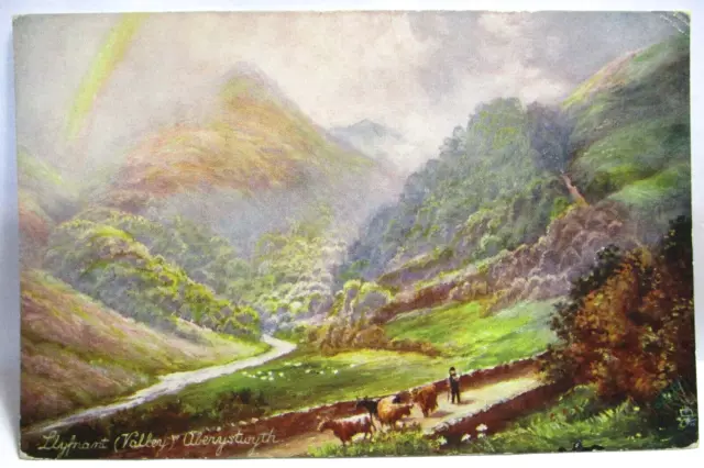1910 Raphael Tuck Postcard Llyfnant Valley Aberystwyth Uk, North Wales